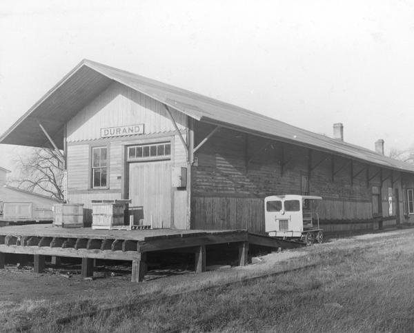 Exterior view of the 100-year-old depot.