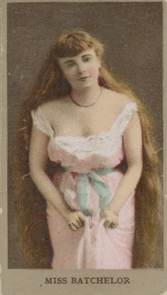 Miss Batchelor, aspiring actress around the turn of the 19th century.