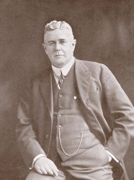 Studio portrait of George Morehouse Huss.