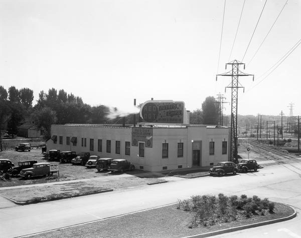 Exterior view of Red Dot Foods Inc. potato chip plant at 1435 East Washington Avenue.