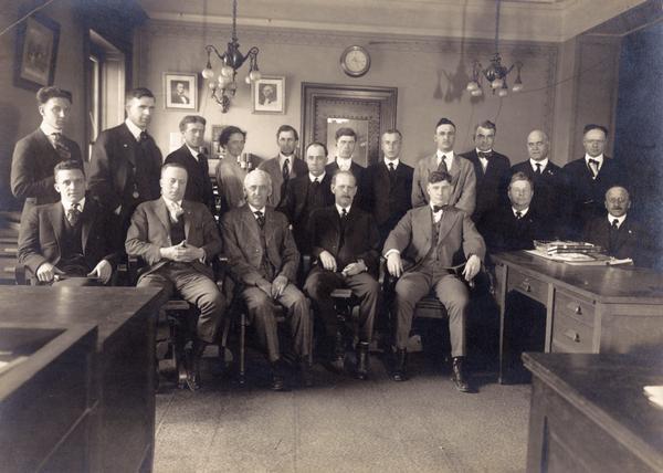 Employees of the business office of the Insurance Department.