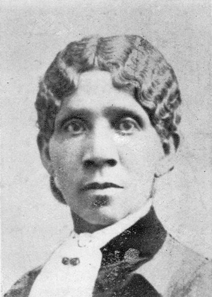Mathilda Hughes, wife of Louis Hughes. They were charter members of St. Mark's AME (African Methodist Episcopal) Church, and she was the first stewardess of the church. 