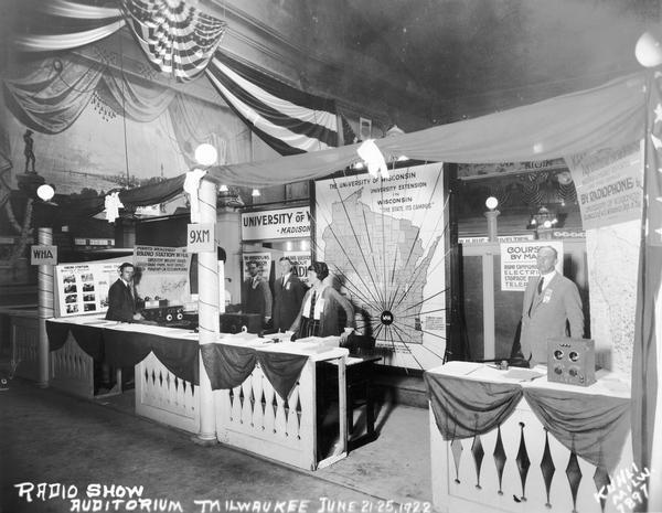 WHA Radio Exhibit In Milwaukee | Photograph | Wisconsin Historical Society
