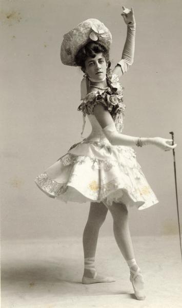 Rose Dockrill of Delavan, Wisconsin. A female circus performer described as "a swell artist and fine looker and dresser."
