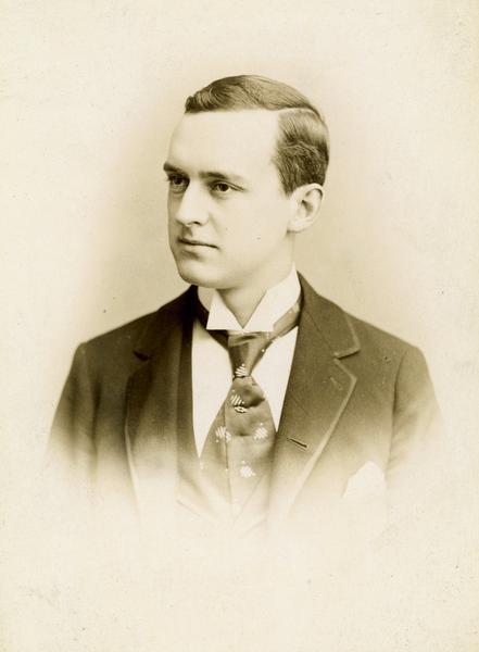 Quarter-length studio portrait of C.W. Whittemore.