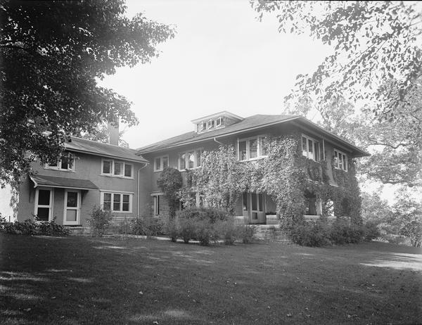 Exterior view of Sherman House from the northeast.