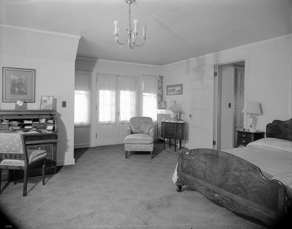 Bedroom of Winterble home on Chadbourne Street.