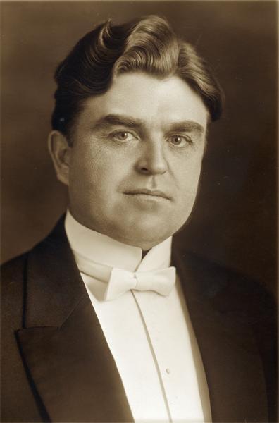 John L. Lewis in white tie and dinner jacket.