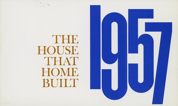 Cover image of an NBC promotional folder for the show "House That Home Built".