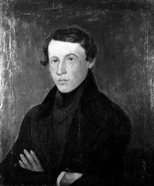A painted portrait of Andrew Jacques Vieau, son of Jacques Vieau.