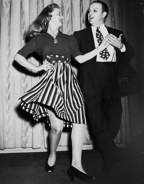 Leo T. Kehl and an unidentified dancing partner.