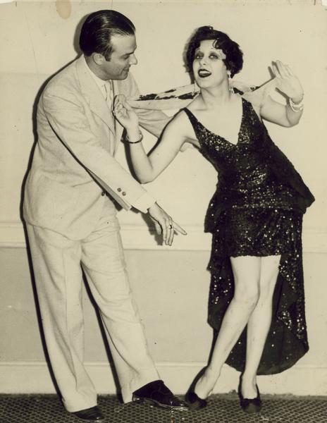 Leo T. Kehl, youngest son of founder F.W. Kehl of Kehl's Dancing Academy, and partner FiFi D'Orsay. FiFi was one of several Kehl pupils who went on to become a screen star and performer.