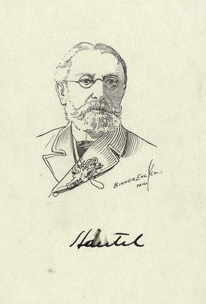 Head and shoulders illustration of Herman Haertl.