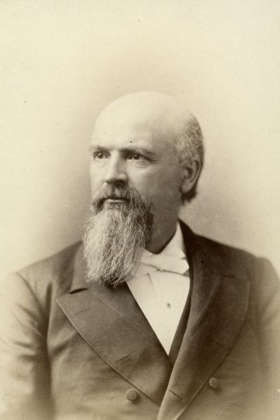 Quarter-length portrait of E.W. Keyes.