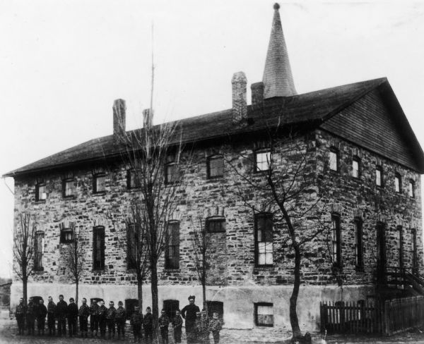 Exterior view of St. Clara's Orphanage, which was built in 1882 and run by the Felecian Sisters.
