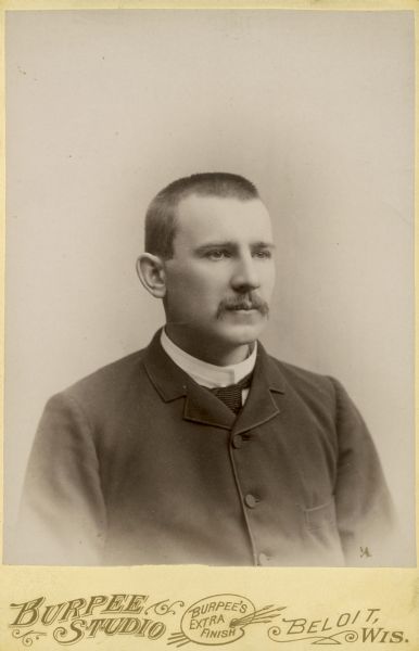 Quarter-length portrait of Walter Wheeler.