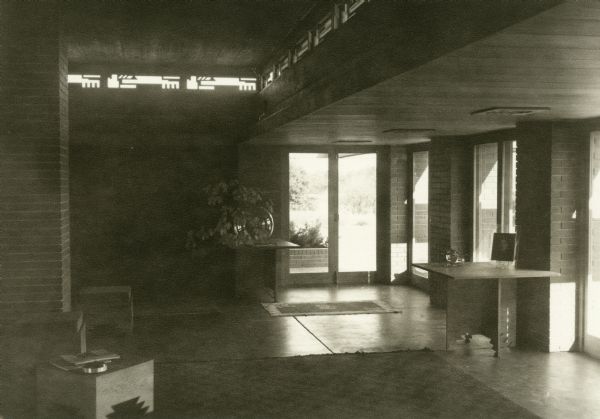 Interior view of the Schwartz house.
