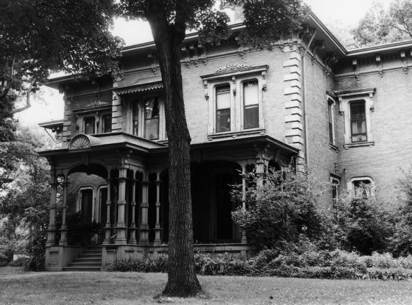 Exterior view of the William F. Vilas house,at  12 East Gilman Street.