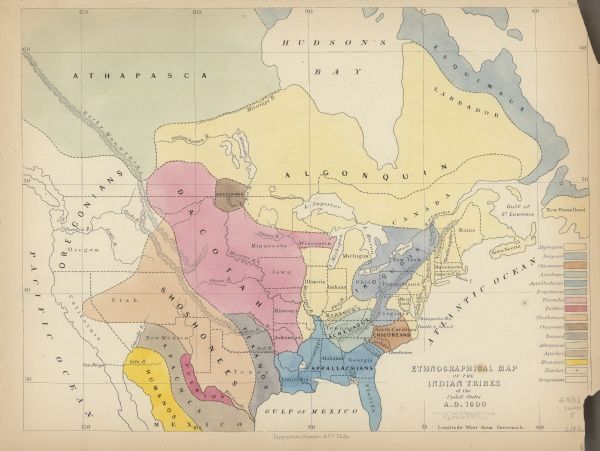Information depicting the history, condition and prospects of the Indian tribes of the United States: collected and prepared under the direction of the Bureau of Indian Affairs, per act of Congress of March 3, 1847.