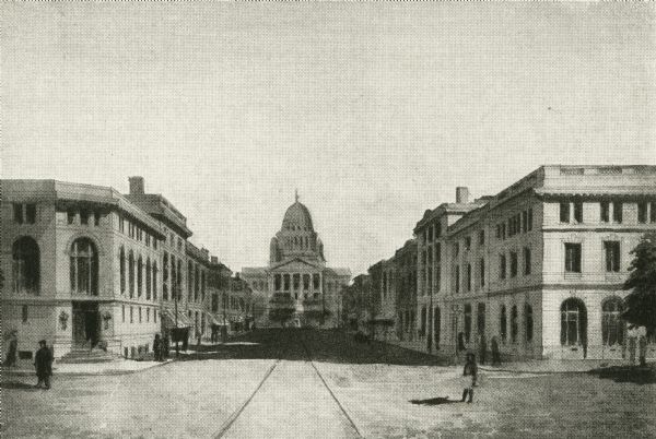 Drawing of proposed State Street.