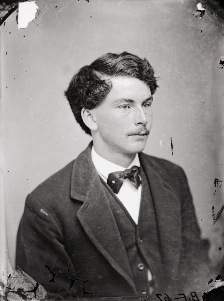 Waist-up portrait of Albert Irving Bennett.