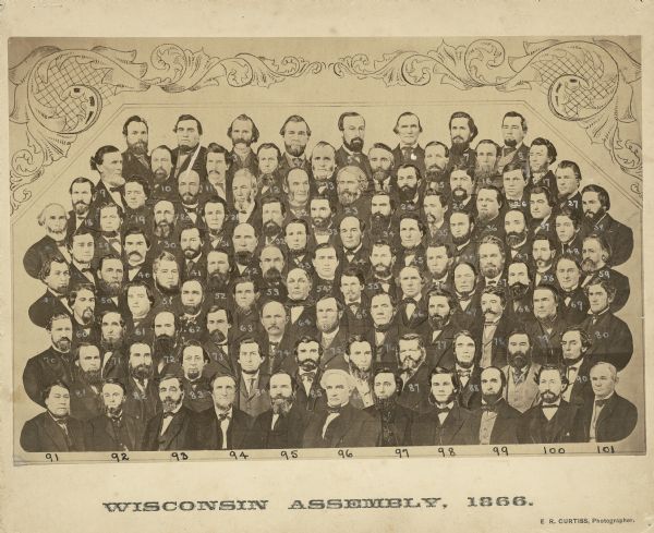 Composite photograph of members of the Wisconsin Assembly.