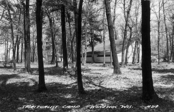 Spiritualist camp in Wonewoc, Wisconsin.