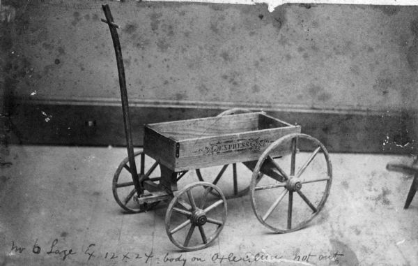 Child's wooden Express Wagon.