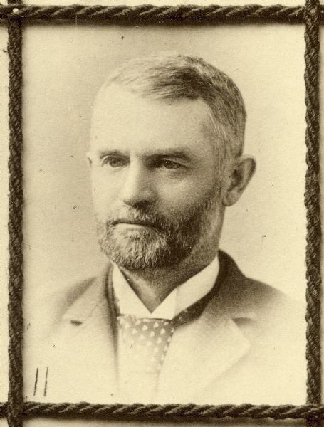 Head and shoulders portrait of R.L. Joiner, a member of the Wisconsin Senate. From a composite of portraits.
