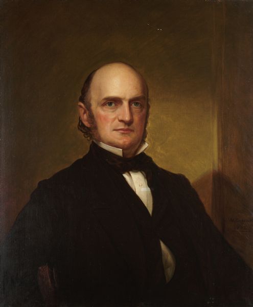 Portrait of the governor in the executive chamber.