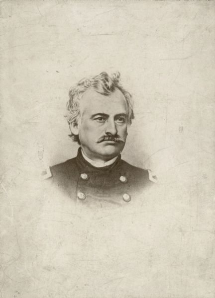 Civil War portrait of William Barstow in uniform.