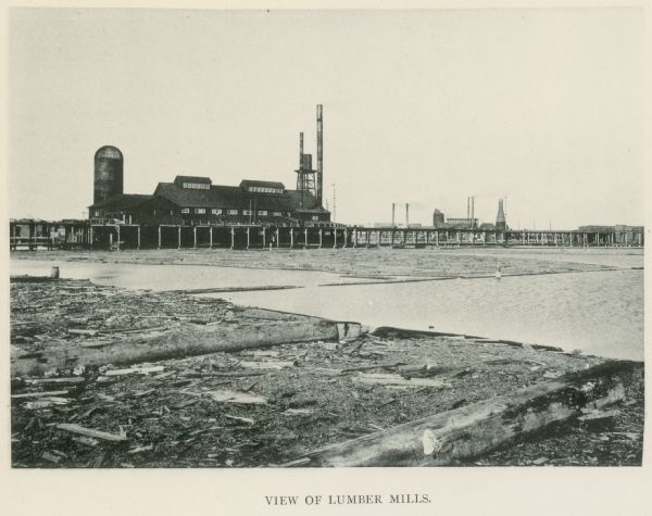 Lumber mills.