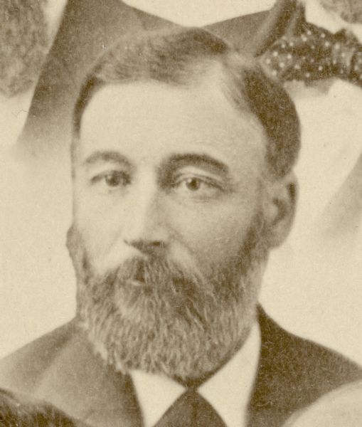 Head and shoulders portrait of Guy W. Dailey, which is a detail of a composite photograph of members of the Wisconsin Assembly.