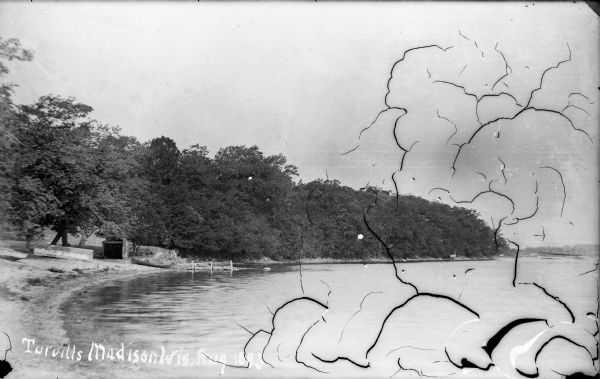 Lake Monona shoreline at Turville's Point.