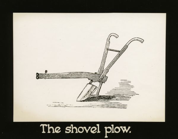 Drawing of a shovel plow.
