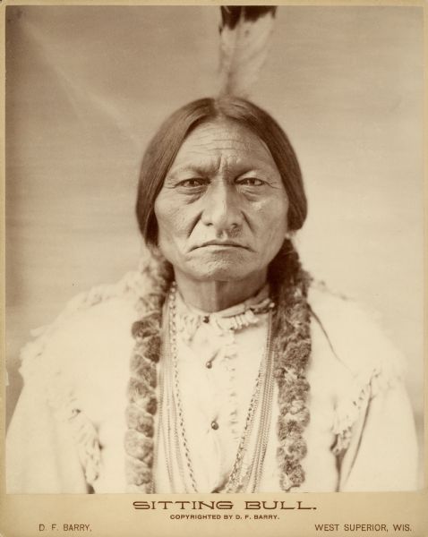 Portrait of Sitting Bull.