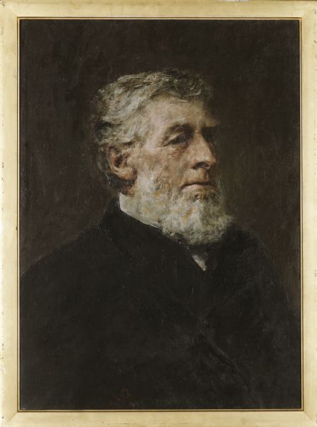 Oil portrait of Sherburn S. Merrill.