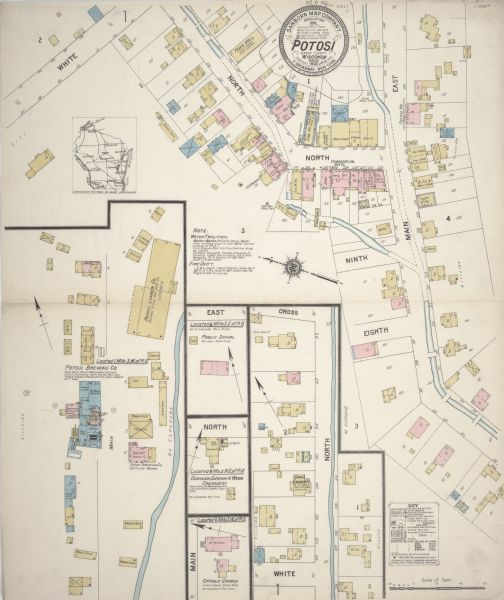 Potosi Sanborn Map | Map or Atlas | Wisconsin Historical Society