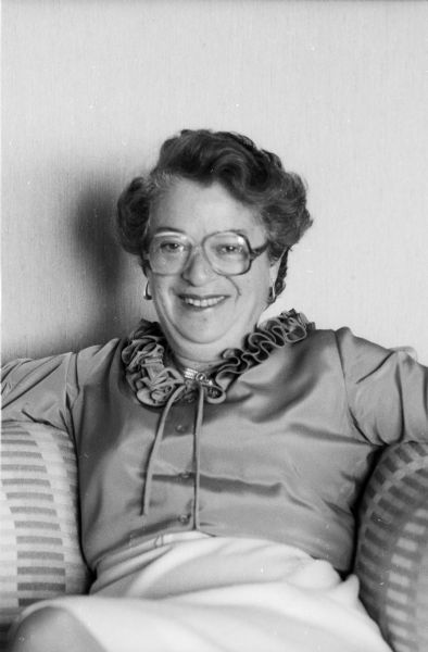 Holocaust survivor Karola Frankenthal Epstein (nee Rosenfeld) at her Madison home.