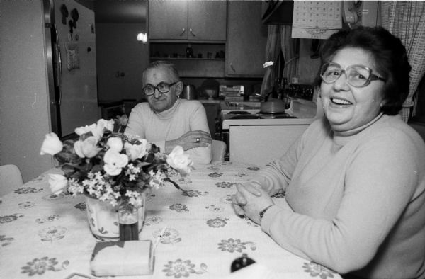 Holocaust survivor Rosa Goldberg Katz in her residence.