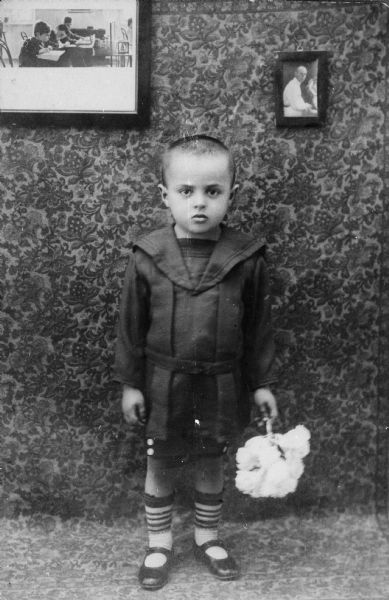 Cousin Hirsch Uni (son of Holocaust survivor Cyla Tine Stundel's aunt, Charna Gahr); Maniewicze, Poland.