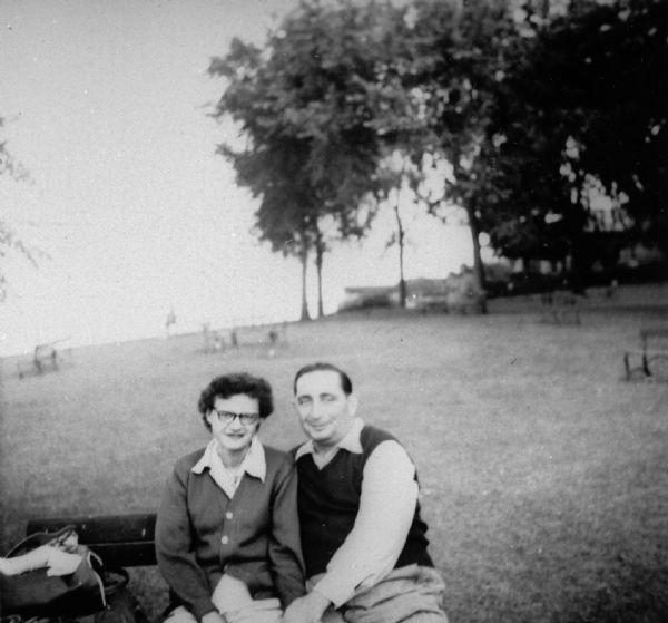 Holocaust survivor Salvator Moshe and his wife, Thelma, picnicking at Southshore Park.
