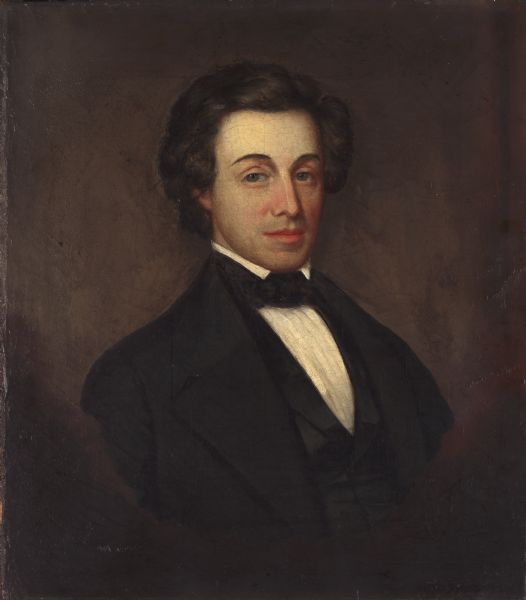 Formal oil portrait of John Sheldon.