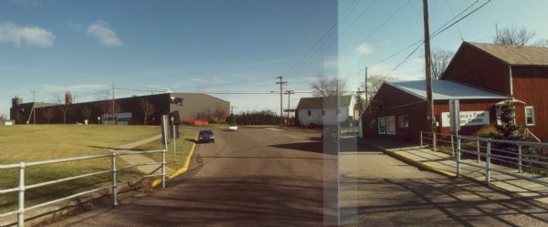 Water Street near the Waupaca River.