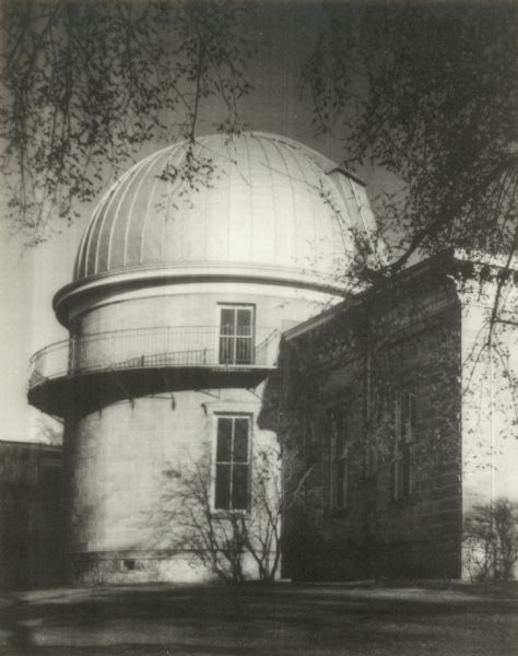 The domed section of the Washburn Observatory at the University of Wisconsin-Madison.