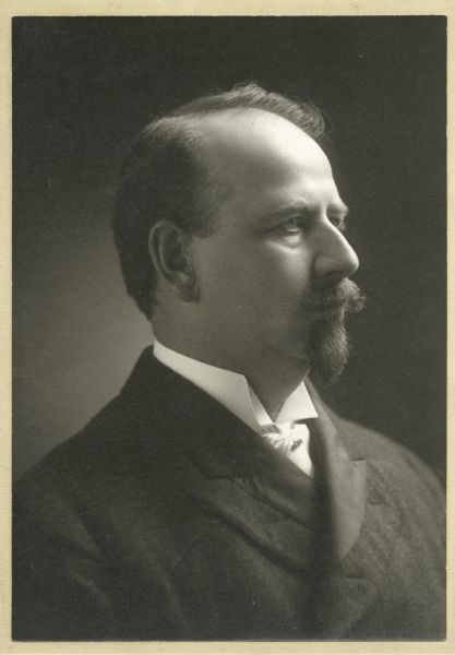 Head and shoulders portrait of Milwaukee Mayor David S. Rose.