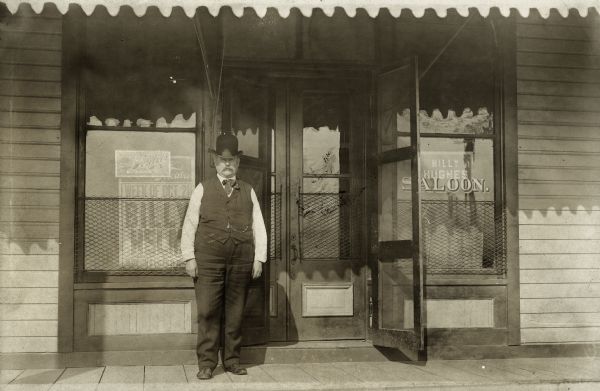 Billy Hughes Saloon | Photograph | Wisconsin Historical Society