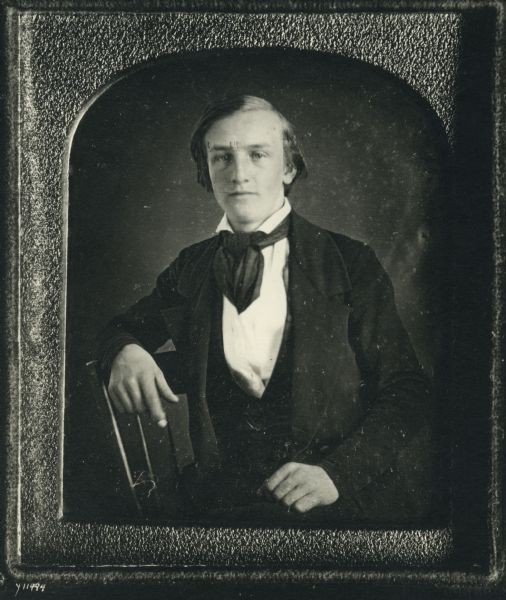 Portrait of Lucius Fairchild as a young man.