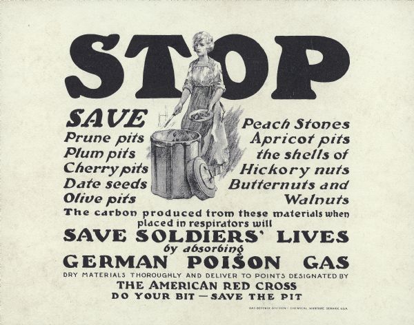 Do Your Bit Save The Pit Poster Wisconsin Historical Society