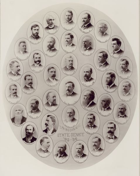 Composite photograph of the Wisconsin Senate of 1895-1896.